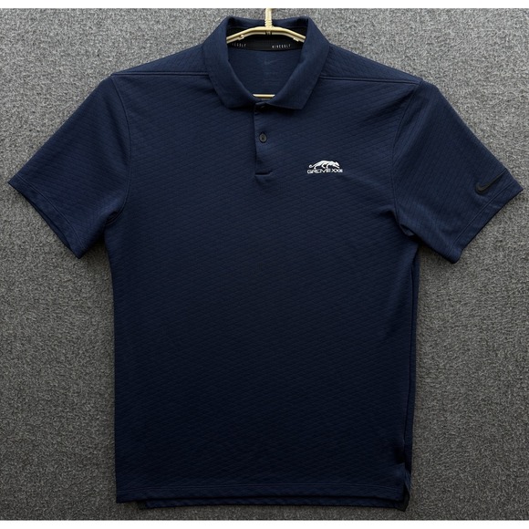 Nike Polo Shirt Mens Small Blue Vapor The Grove XXIII 23‎ Michael Jordan Golf